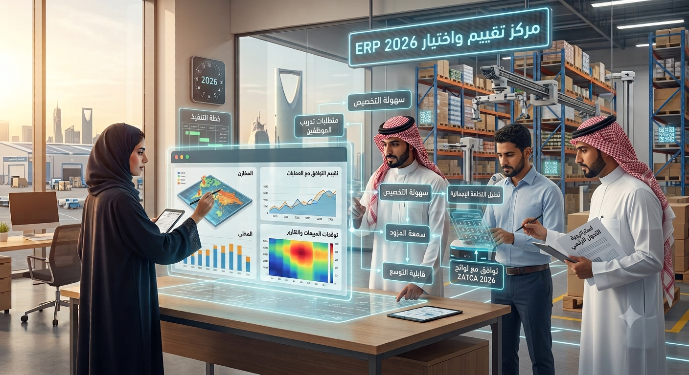 كيف تختار برنامج ERP مناسب لشركتك؟ دليل شامل قبل الشراء 2026